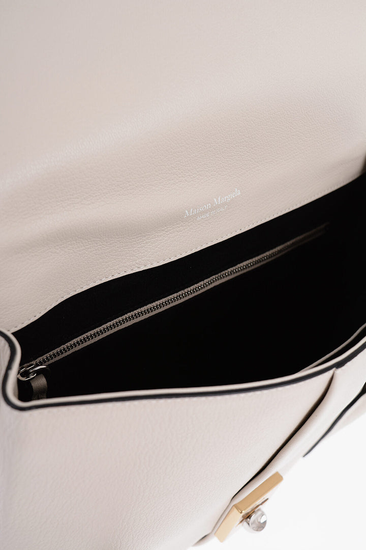 Maison Margiela Two-Tone Cotton and Leather Hand Bag