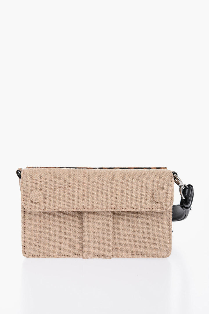 Maison Margiela Two-Tone Crossbody Bag With Animalier Detail