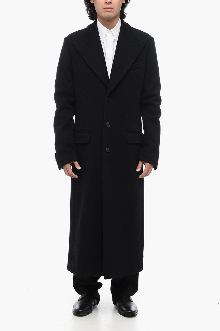 Dolce & Gabbana Unlined Wool Single-Breasted Coat