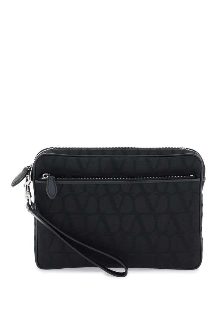 Bags - Valentino Garavani Black Iconographe Pouch - 242032FBS000003 - 0NO - os - Ask Me Wear