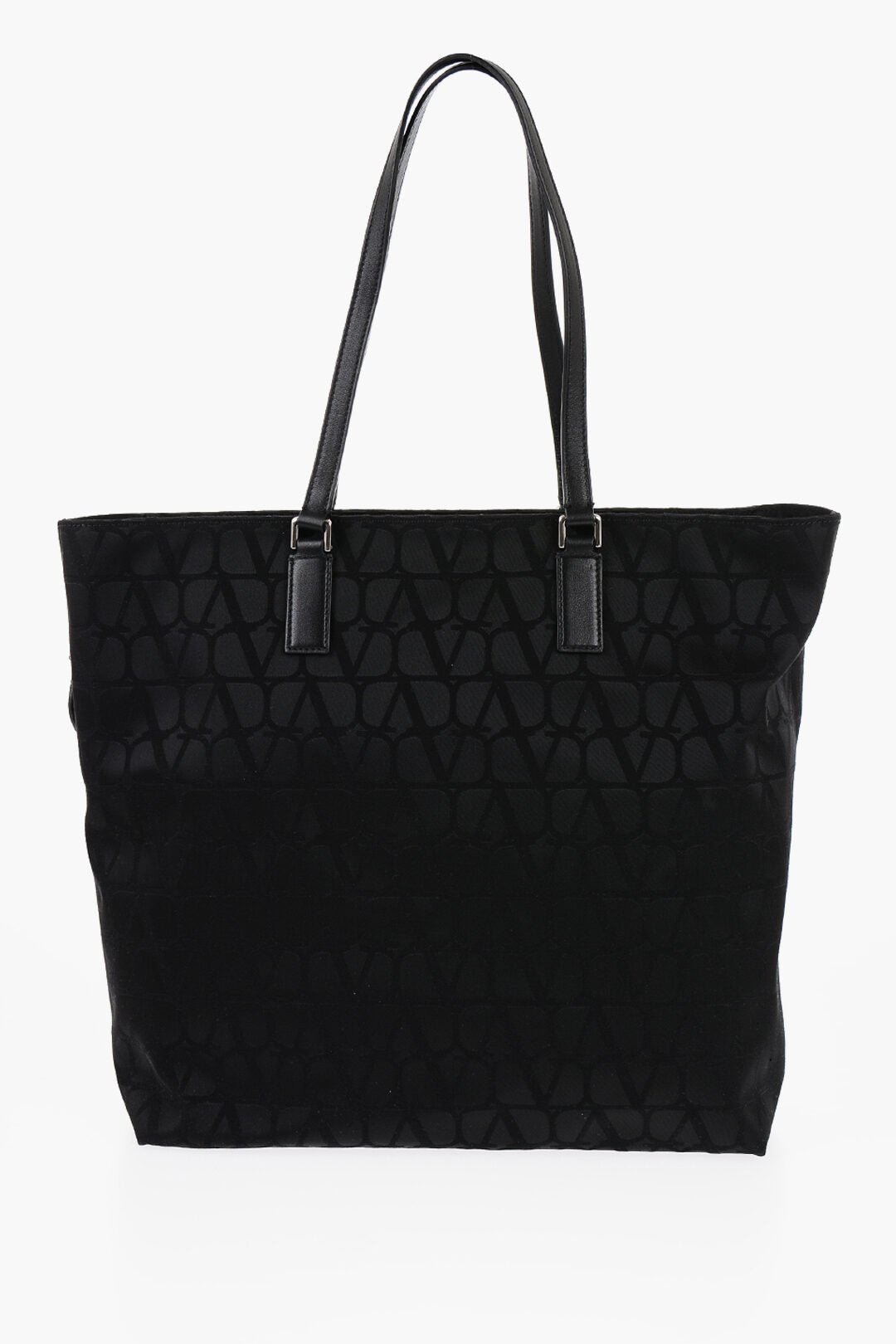 Other - Valentino GARAVANI Fabric Tote Bag with Leather Trims and All - Over Mon - GC120240600318 - Ask Me Wear