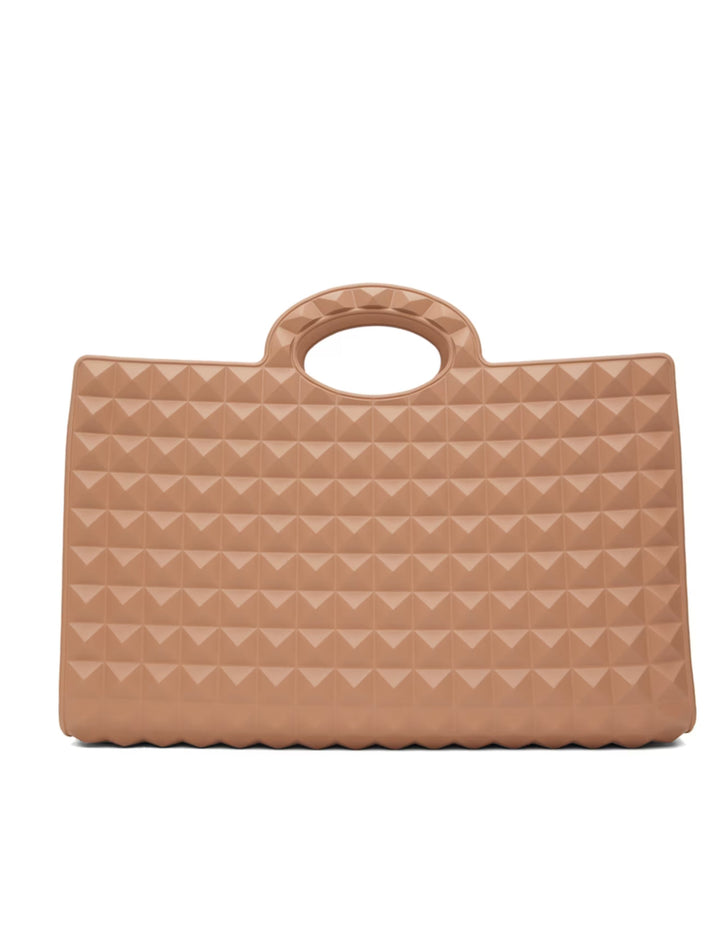 Bags - Valentino Garavani Le Troisieme Studded Pattern Rubber Tote Bag - 8056133944591 - Ask Me Wear