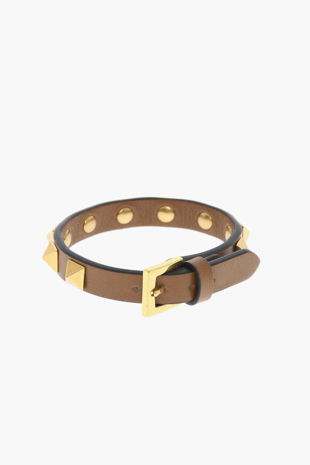 Other - Valentino GARAVANI Leather Bracelet with Golden Studs - 8056133025214 - Ask Me Wear