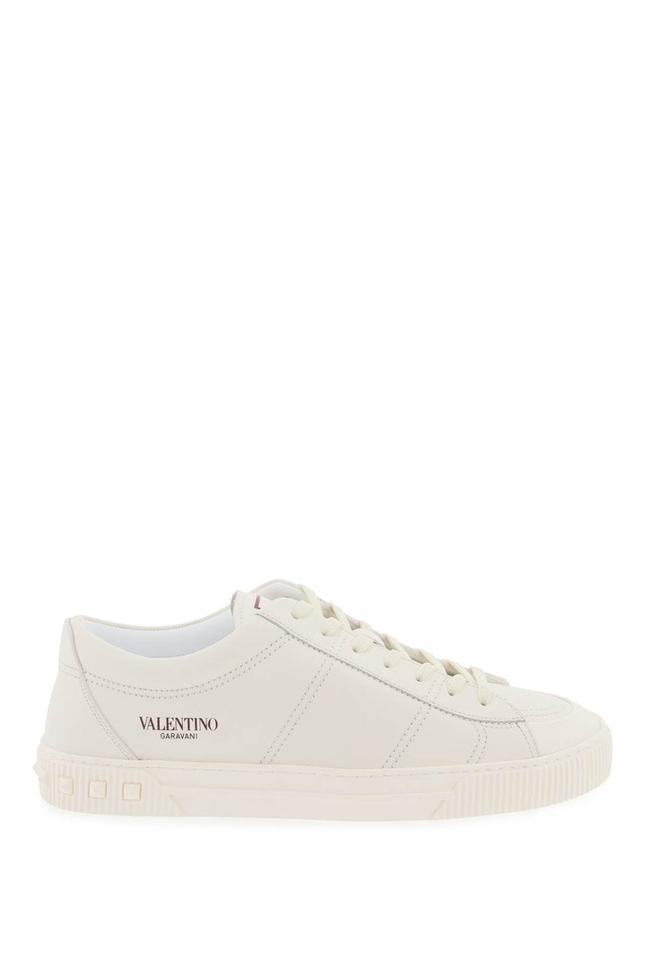 Shoes - Valentino Garavani Leather Cityplanet Sneakers - 241032LSN000005 - 098 - 40 - Ask Me Wear