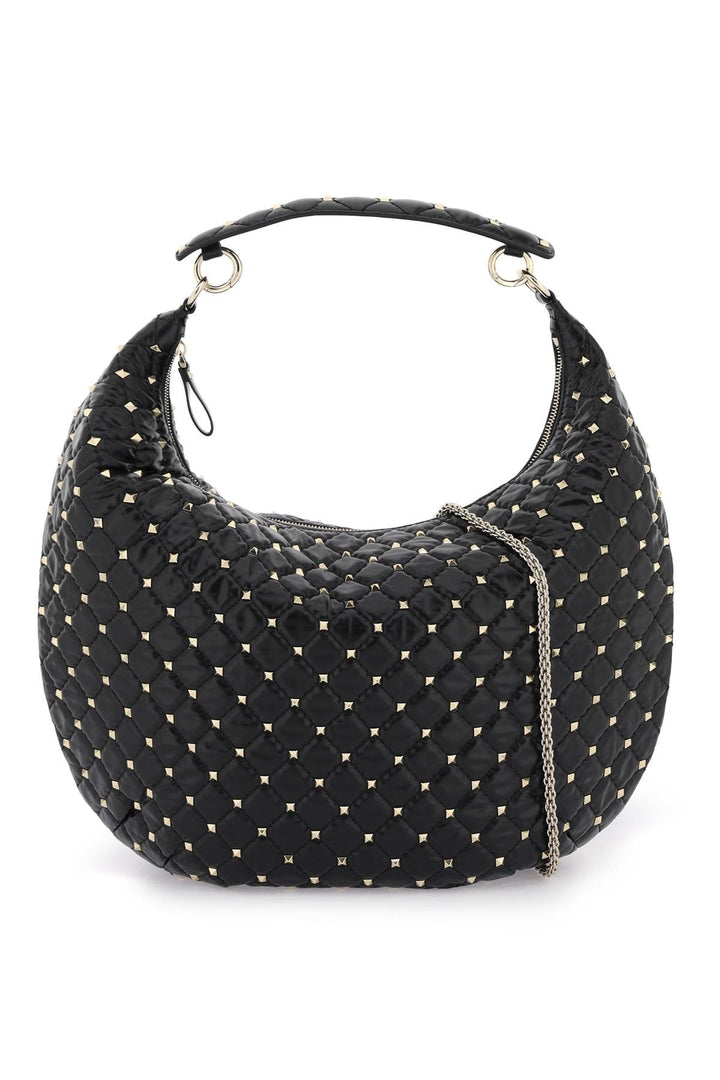 Bags - Valentino Garavani Leather 'rockstud Spike' Hobo Bag - 232032ABS000003 - 0NO - os - Ask Me Wear