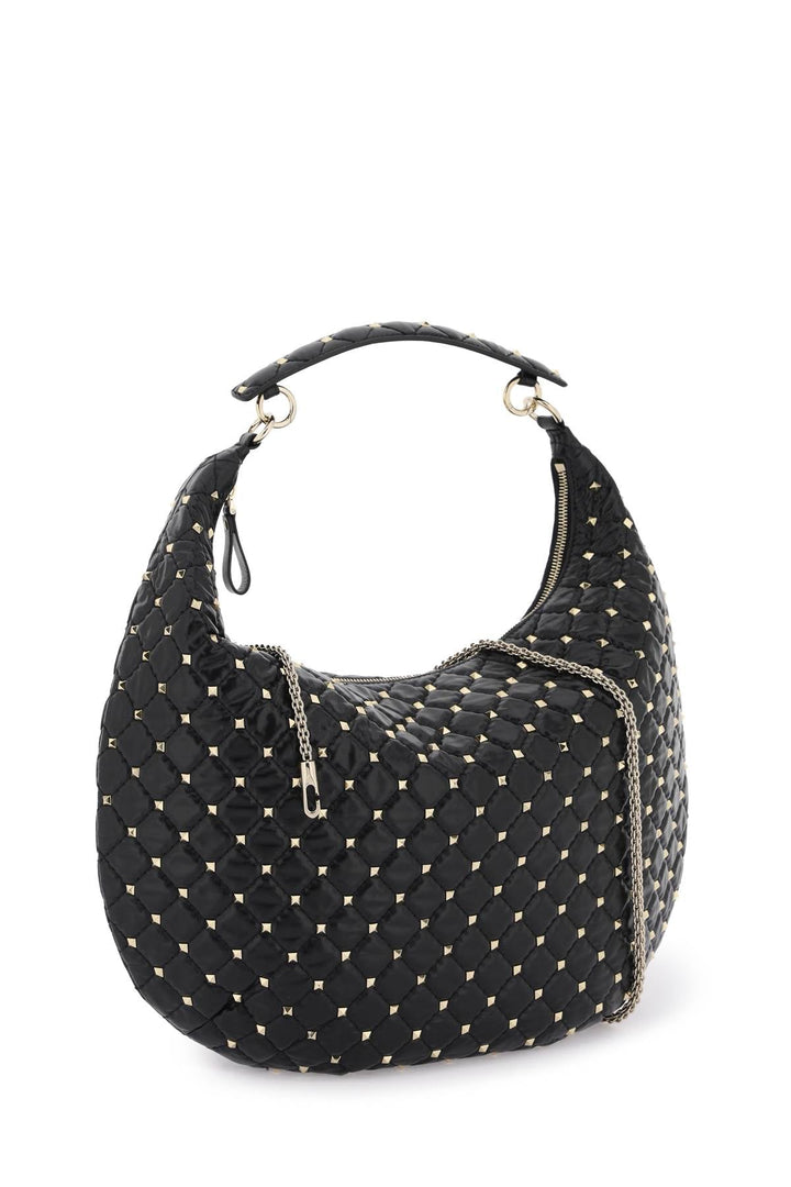 Bags - Valentino Garavani Leather 'rockstud Spike' Hobo Bag - 232032ABS000003 - 0NO - os - Ask Me Wear