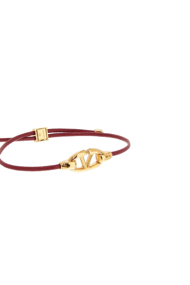 Bracelets - Valentino Garavani Leather Vlogo Bracelet 'the Bold - 242032AGL000006 - 0ROV - os - Ask Me Wear