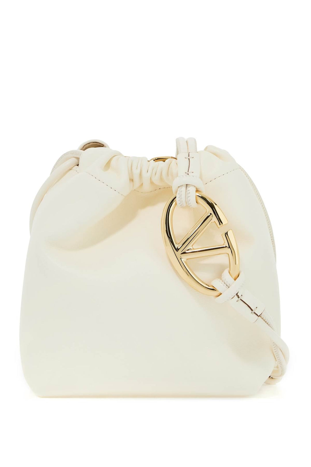 Bags - Valentino Garavani Mini Vlogo Bucket Bag With Pouf - 242032ABS000020 - 098 - os - Ask Me Wear