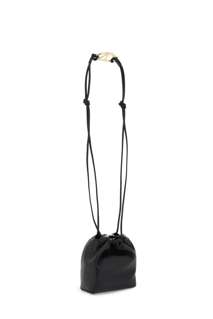 Bags - Valentino Garavani Mini Vlogo Bucket Bag With Pouf - 242032ABS000020 - 0NO - os - Ask Me Wear