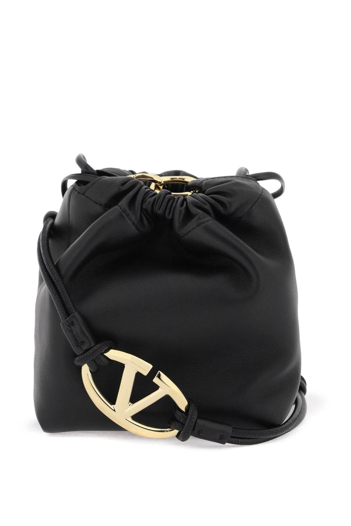 Bags - Valentino Garavani Mini Vlogo Bucket Bag With Pouf - 242032ABS000020 - 0NO - os - Ask Me Wear