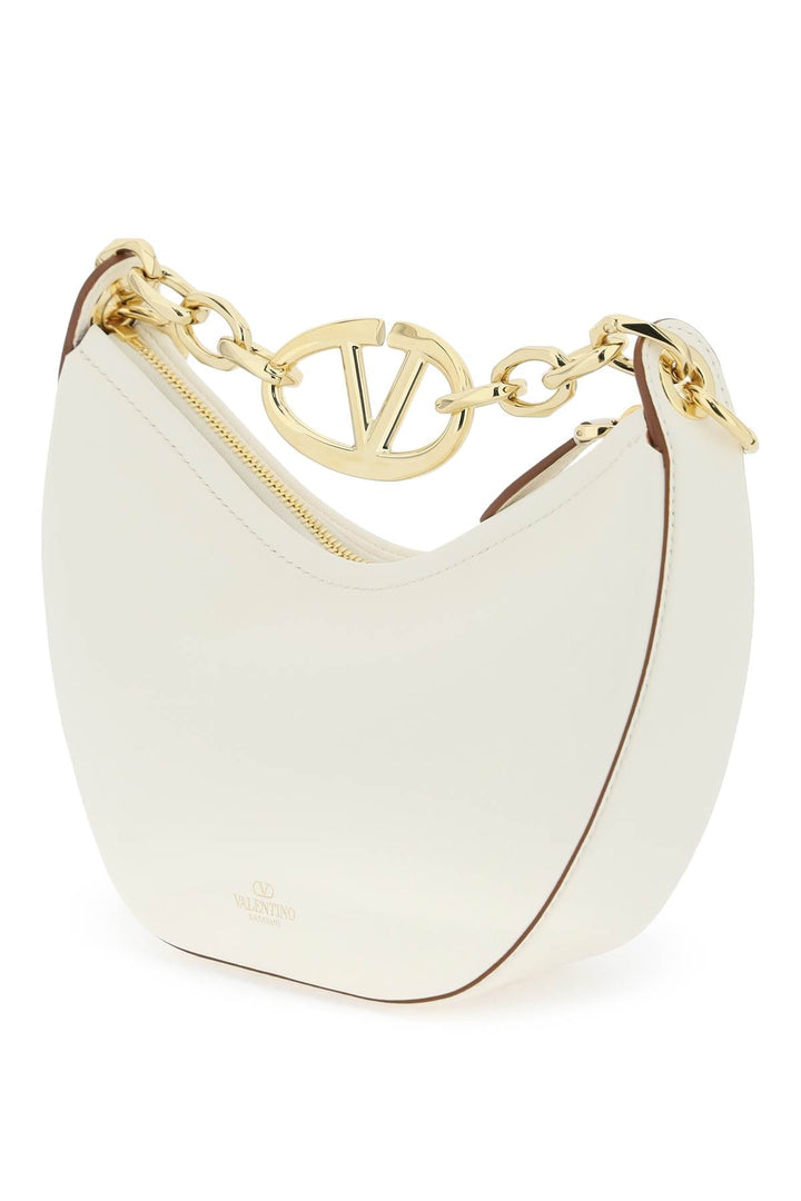 Bags - Valentino Garavani Mini Vlogo Moon Bag In Nappa Leather With Chain - 242032ABS000023 - 098 - os - Ask Me Wear