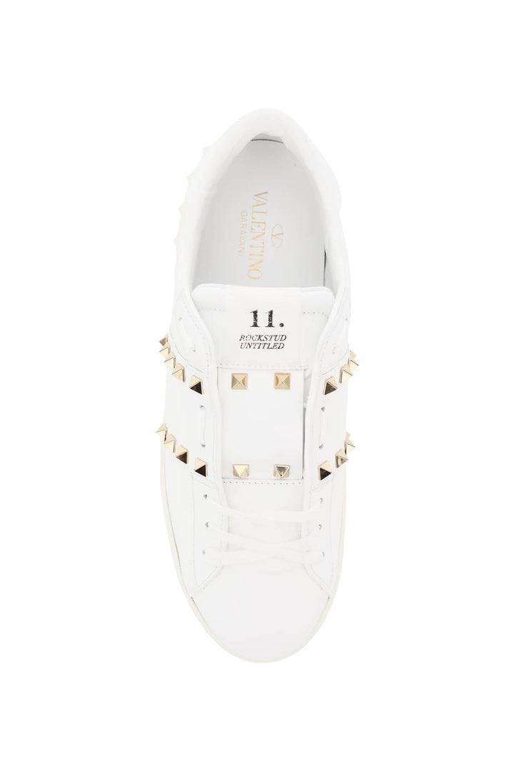 Shoes - Valentino Garavani Open Rockstud Untitled Sneaker - 232032LSN000001 - 0BO - 41 - Ask Me Wear