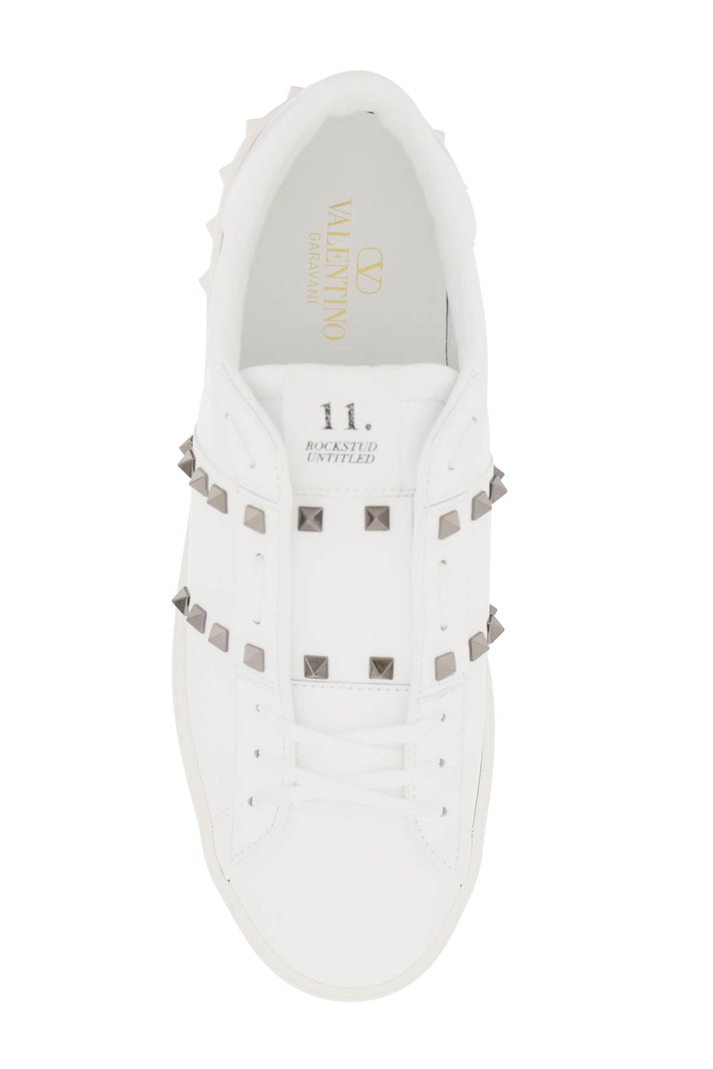 Shoes - Valentino Garavani Open Rockstud Untitled Sneakers - 241032LSN000006 - 0BO - 40 - Ask Me Wear