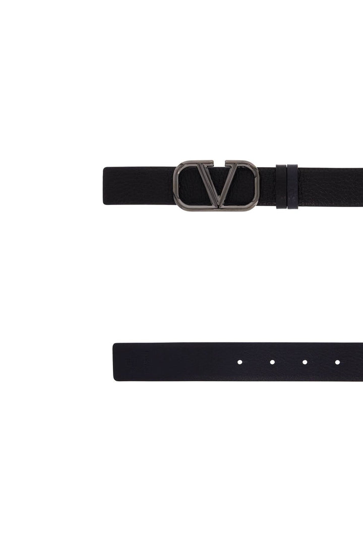 Belts - Valentino Garavani Reversible Vlogo Signature Belt - 242032FCR000002 - M77 - 100 - Ask Me Wear