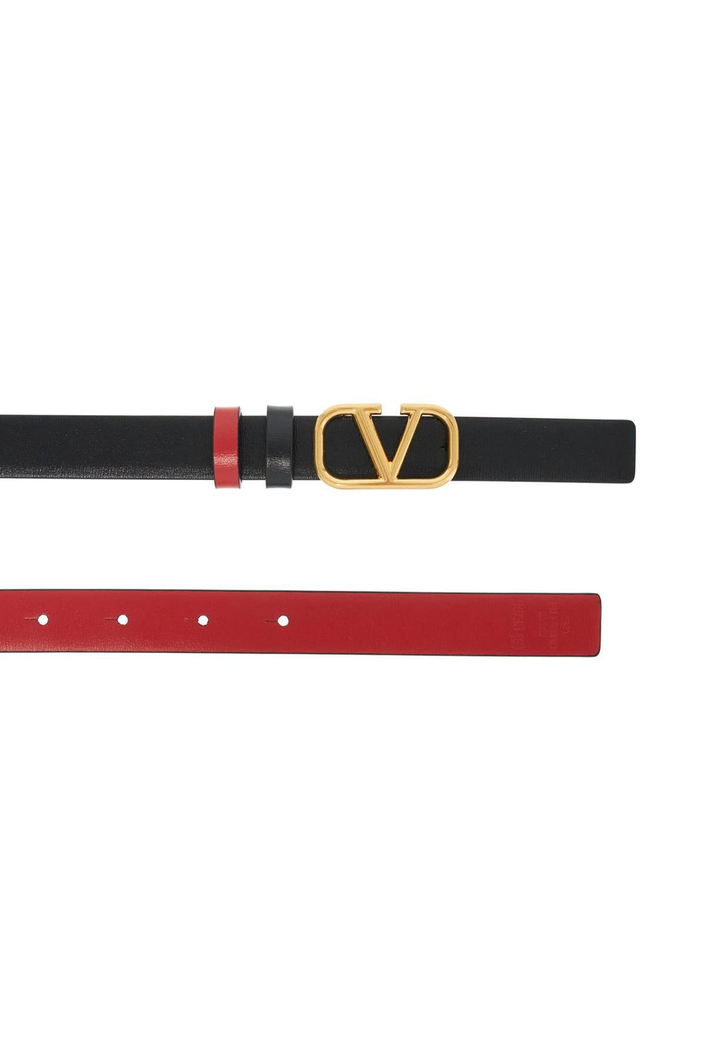 Belts - Valentino Garavani Reversible Vlogo Signature Leather Belt - 242032ACR000004 - 0SM - 90 - Ask Me Wear