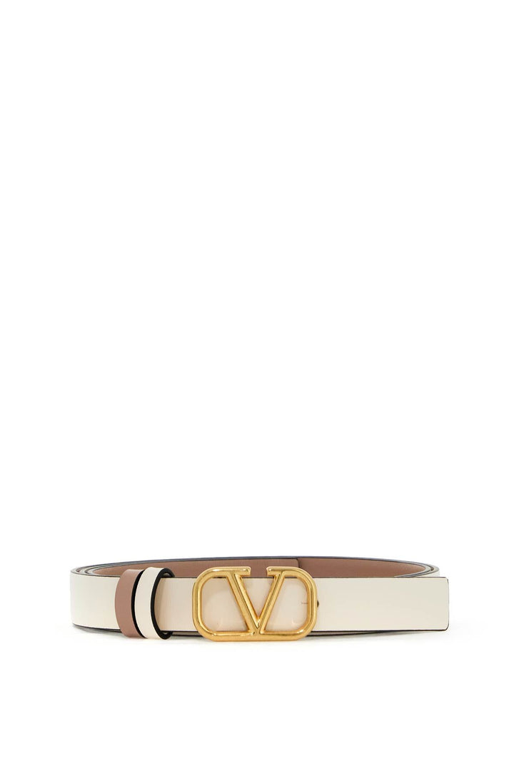 Belts - Valentino Garavani Reversible Vlogo Signature Leather Belt - 242032ACR000004 - C34 - 90 - Ask Me Wear