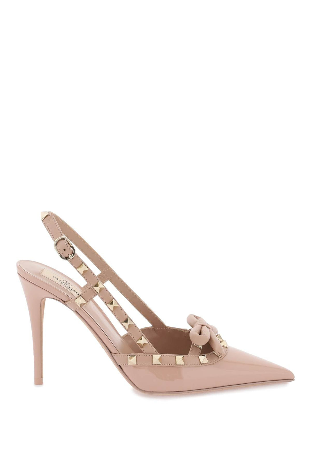 Shoes - Valentino Garavani Rockstud Bow Slingback Pumps - 241032NDE000009 - GF9 - 36 - Ask Me Wear