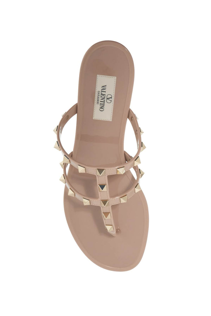 Shoes - Valentino Garavani Rockstud Pvc Thong Sandals - 242032NSD000001 - P45 - 36 - Ask Me Wear