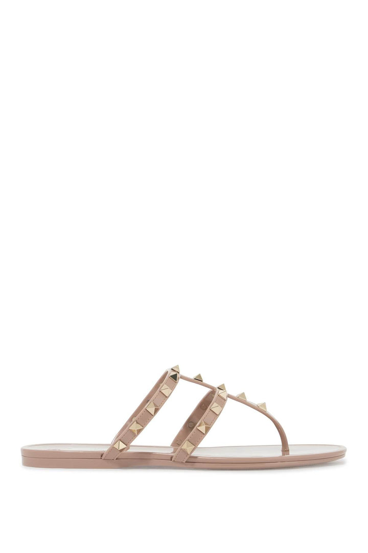 Shoes - Valentino Garavani Rockstud Pvc Thong Sandals - 242032NSD000001 - P45 - 36 - Ask Me Wear