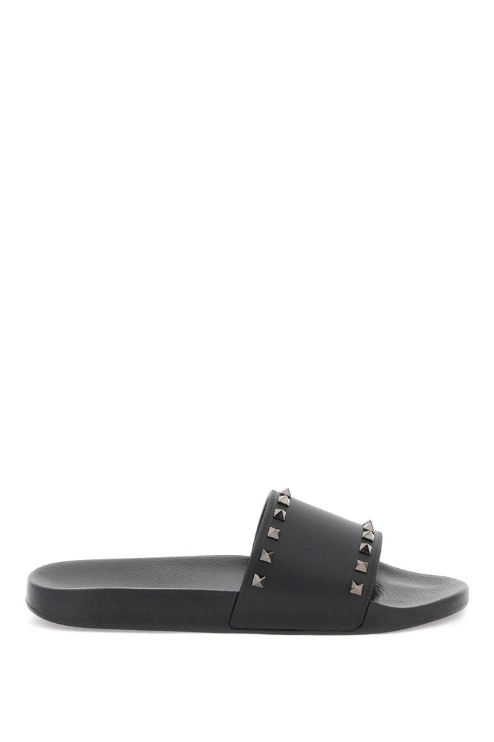 Shoes - Valentino Garavani Rockstud Slides - 241032LSP000001 - 0NOAC - 40 - Ask Me Wear