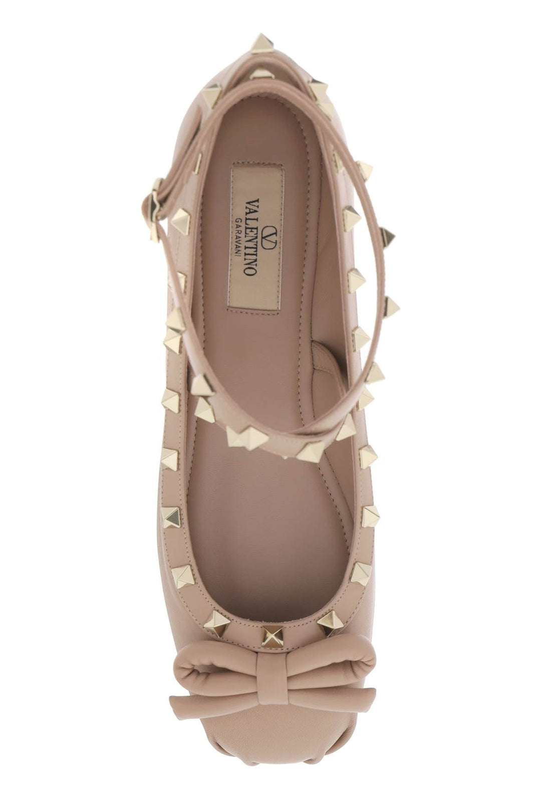 Shoes - Valentino Garavani Silk Rockstud Ballet Flats - 241032NFL000003 - GF9 - 37 - Ask Me Wear