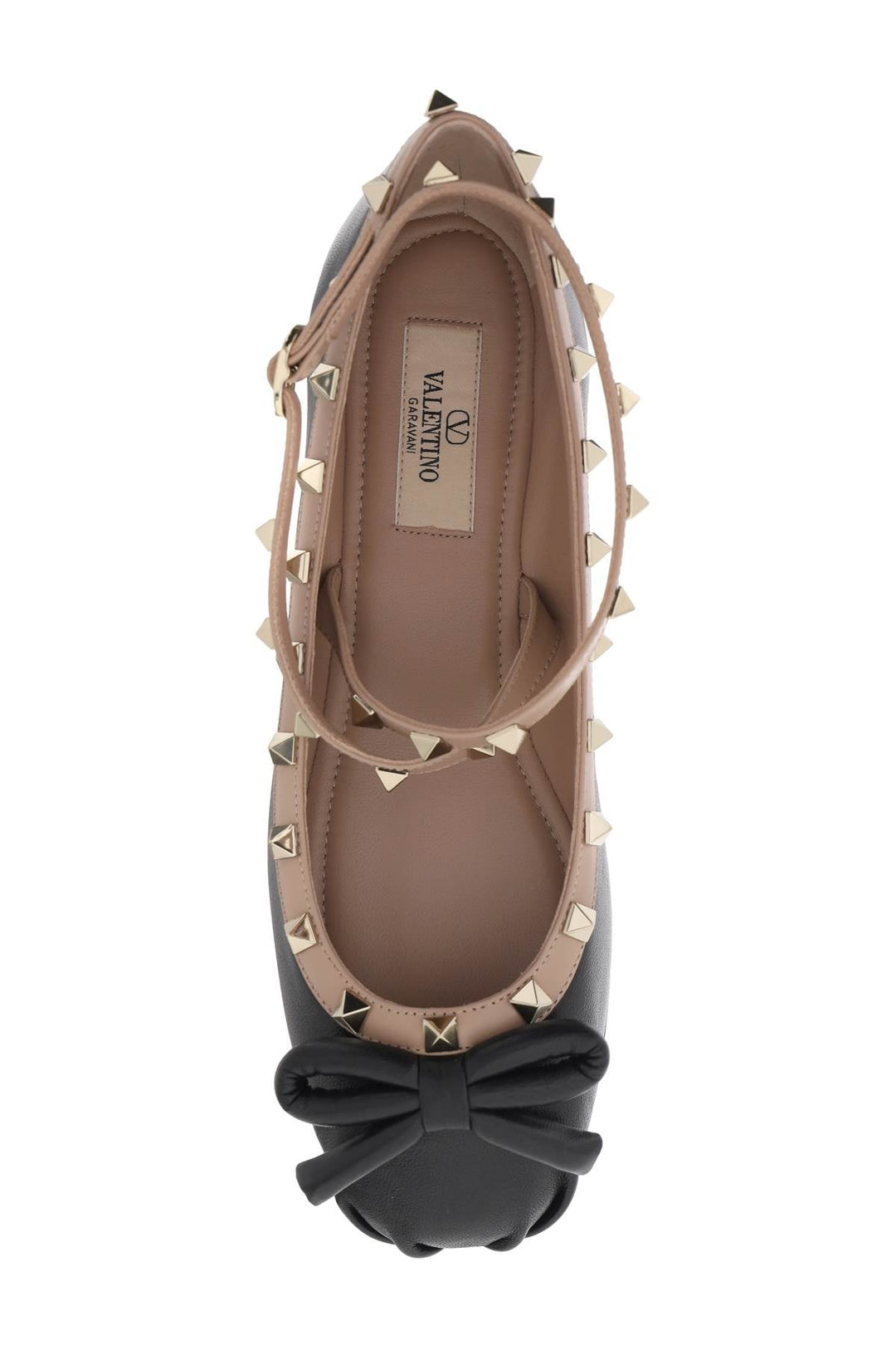 Shoes - Valentino Garavani Silk Rockstud Ballet Flats - 241032NFL000003 - N71 - 37 - Ask Me Wear