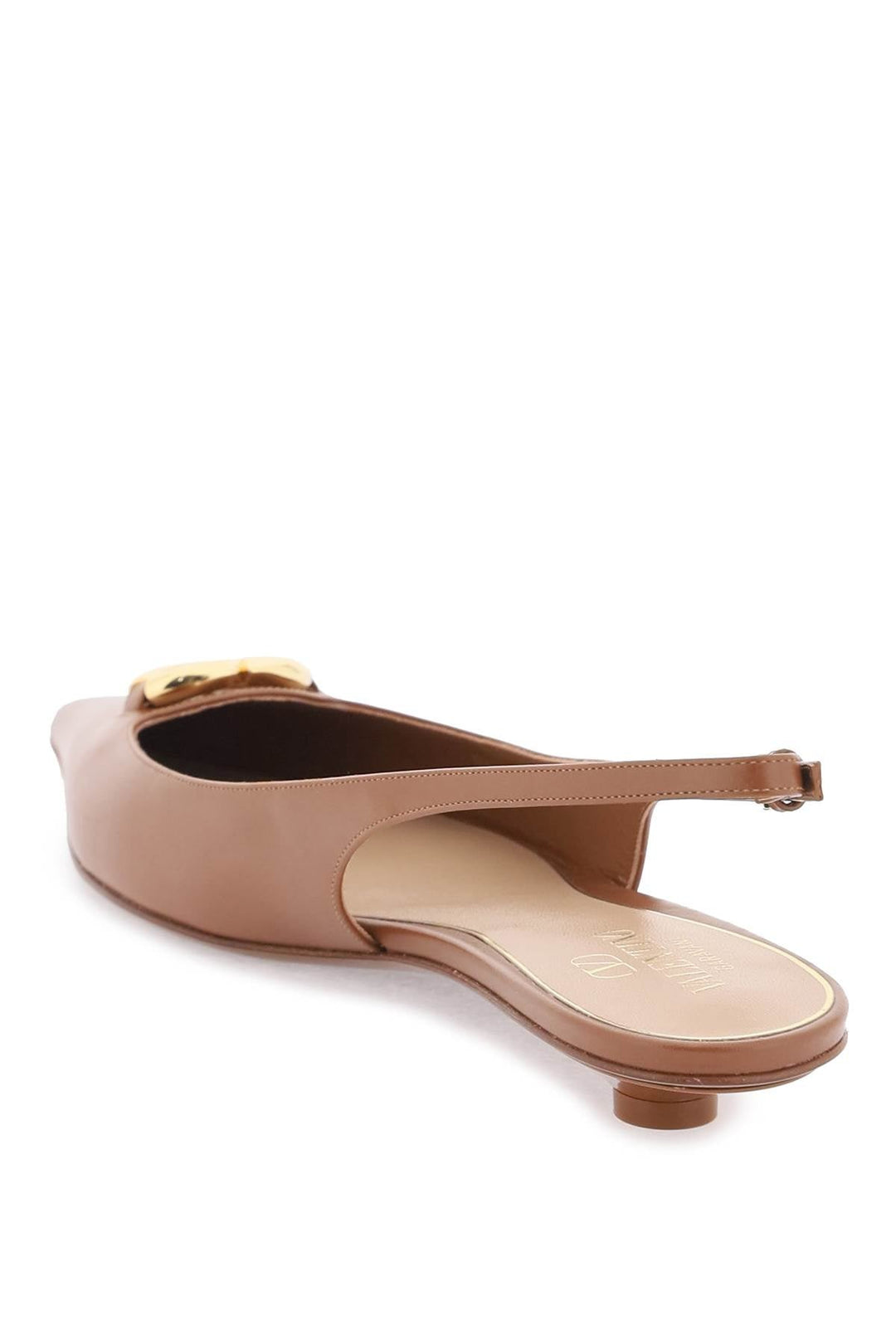 Shoes - Valentino Garavani Slingback Vlogo Ballerina - 241032NFL000004 - N58 - 38 - Ask Me Wear