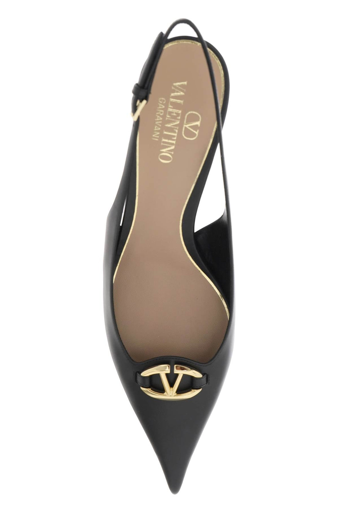 Shoes - Valentino Garavani Slingback Vlogo Décollet - 241032NDE000010 - 0NO - 36 - Ask Me Wear