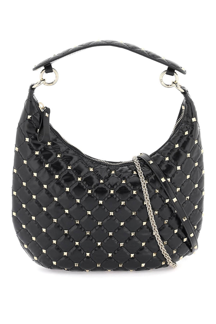 Bags - Valentino Garavani Small Leather 'rockstud Spike' Hobo Bag - 232032ABS000014 - 0NO - os - Ask Me Wear