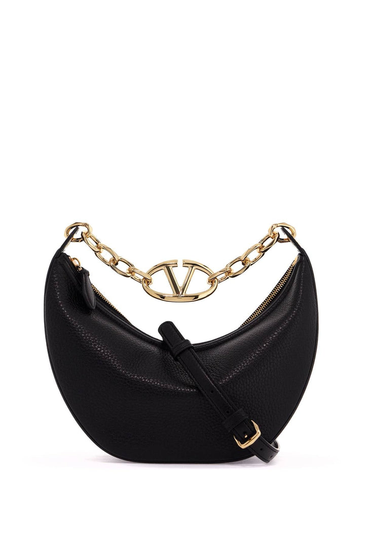 Bags - Valentino Garavani Small Vlogo Moon Hobo Bag - 242032ABS000018 - 0NO - os - Ask Me Wear