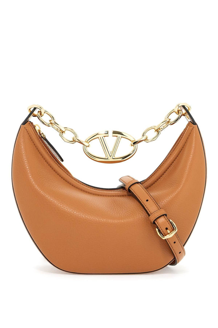 Bags - Valentino Garavani Small Vlogo Moon Hobo Bag - 242032ABS000018 - KEL - os - Ask Me Wear