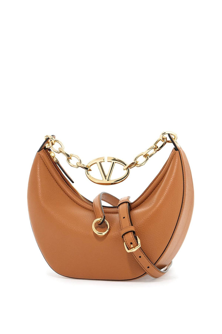 Bags - Valentino Garavani Small Vlogo Moon Hobo Bag - 242032ABS000018 - KEL - os - Ask Me Wear