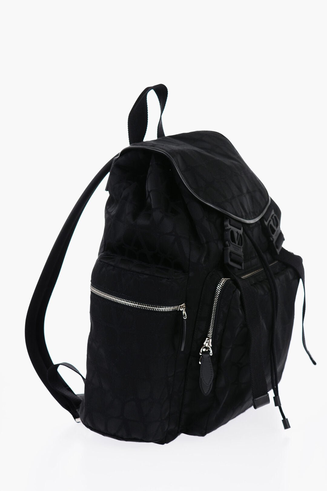 Other - Valentino GARAVANI Solid Color Multi - Pocket Backpack with All - Over Mon - 8052962458605 - Ask Me Wear