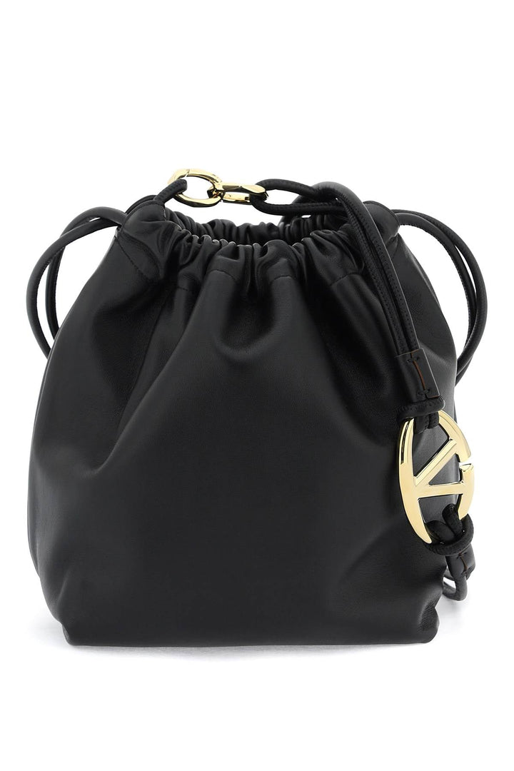 Bags - Valentino Garavani Vlogo Pouf Bucket Bag With - 241032ABS000051 - 0NO - os - Ask Me Wear