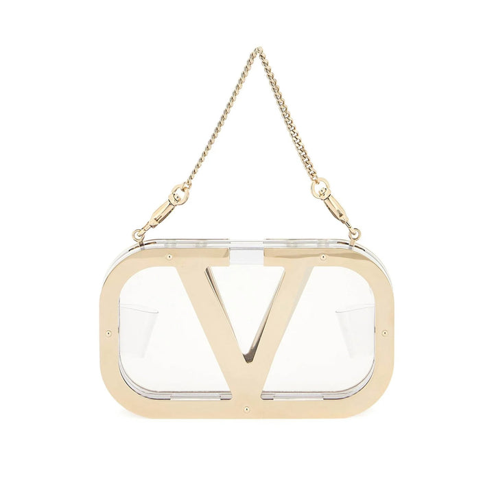 Bags - Valentino Garavani V'Logo Signature Minaudiere Clutch - 8056133944577 - Ask Me Wear