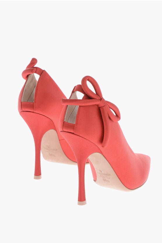 Shoes - Valentino Satin Pumps with Side Bow 11cm - 8052962267085 - Ask Me Wear