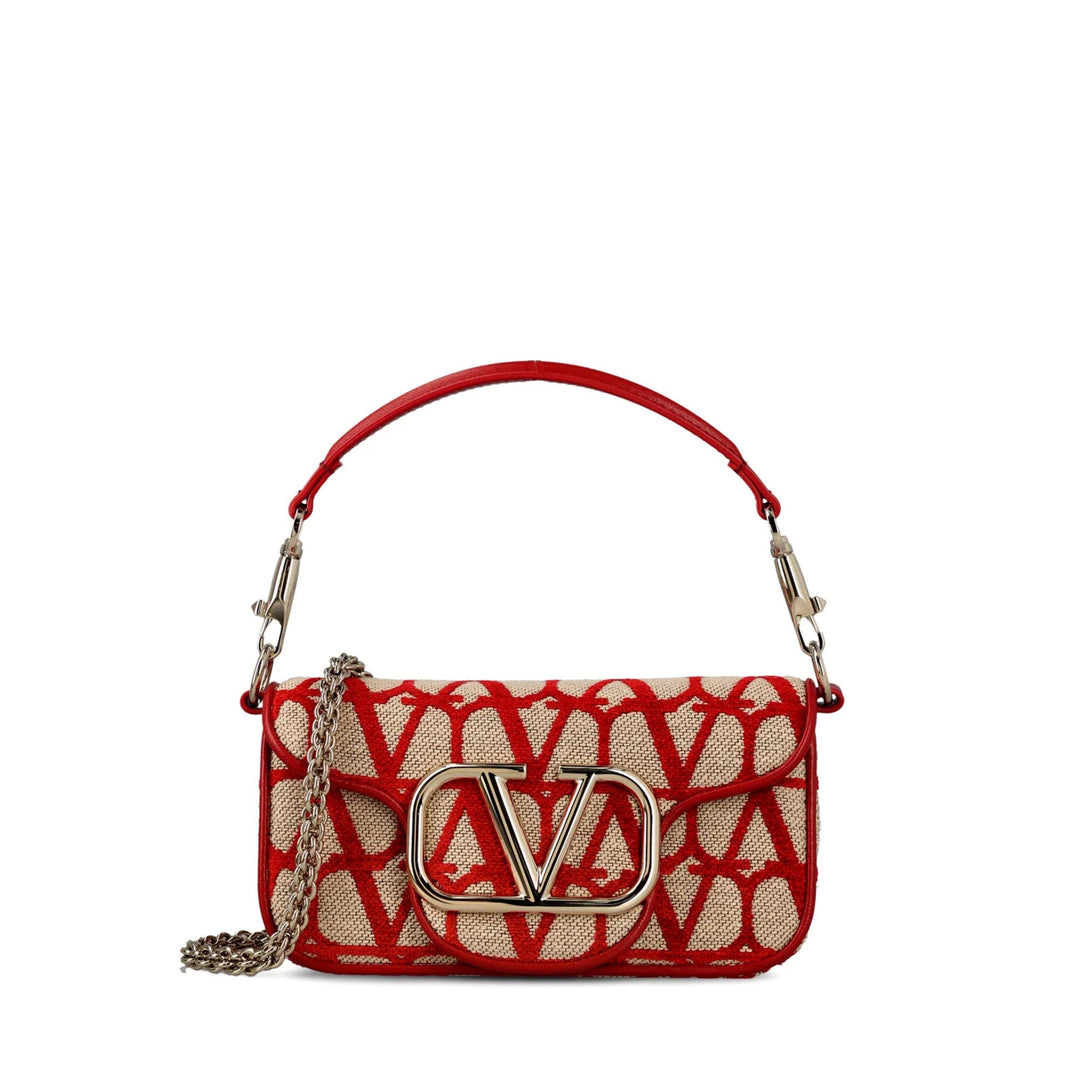 Bags - Valentino VLogo Plaque Foldover Top Shoulder Bag - 8056133945796 - Ask Me Wear