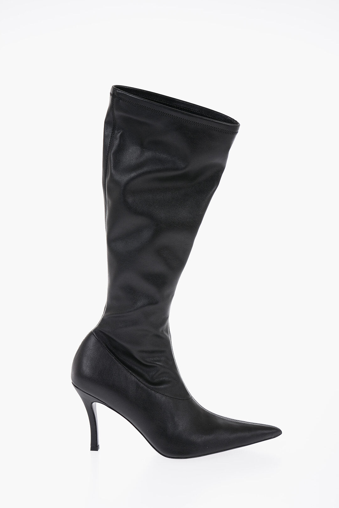 Diesel Vegan Leather D-VENUS KBT Boots with Pointed Toe