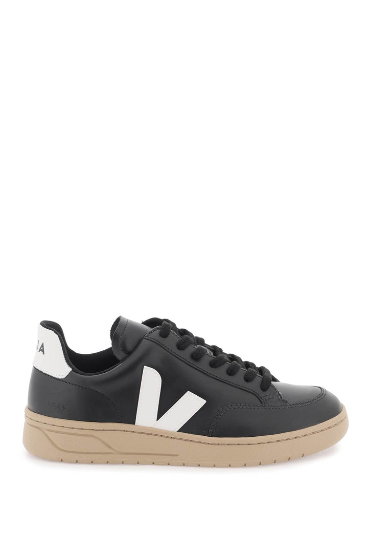 Shoes - Veja Leather V - 12 Sneakers - 242773LSN000011 - BKWHD - 40 - Ask Me Wear