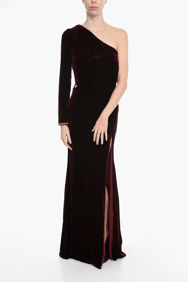 Philipp Plein Velvet One-shoulder AMAZING Dress