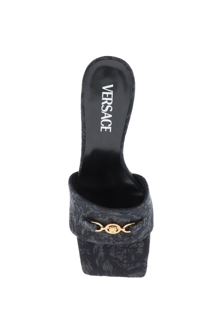 Shoes - Versace Barocco Medusa '95 Mules - 241417NCX000004 - 1B00V - 36 - Ask Me Wear