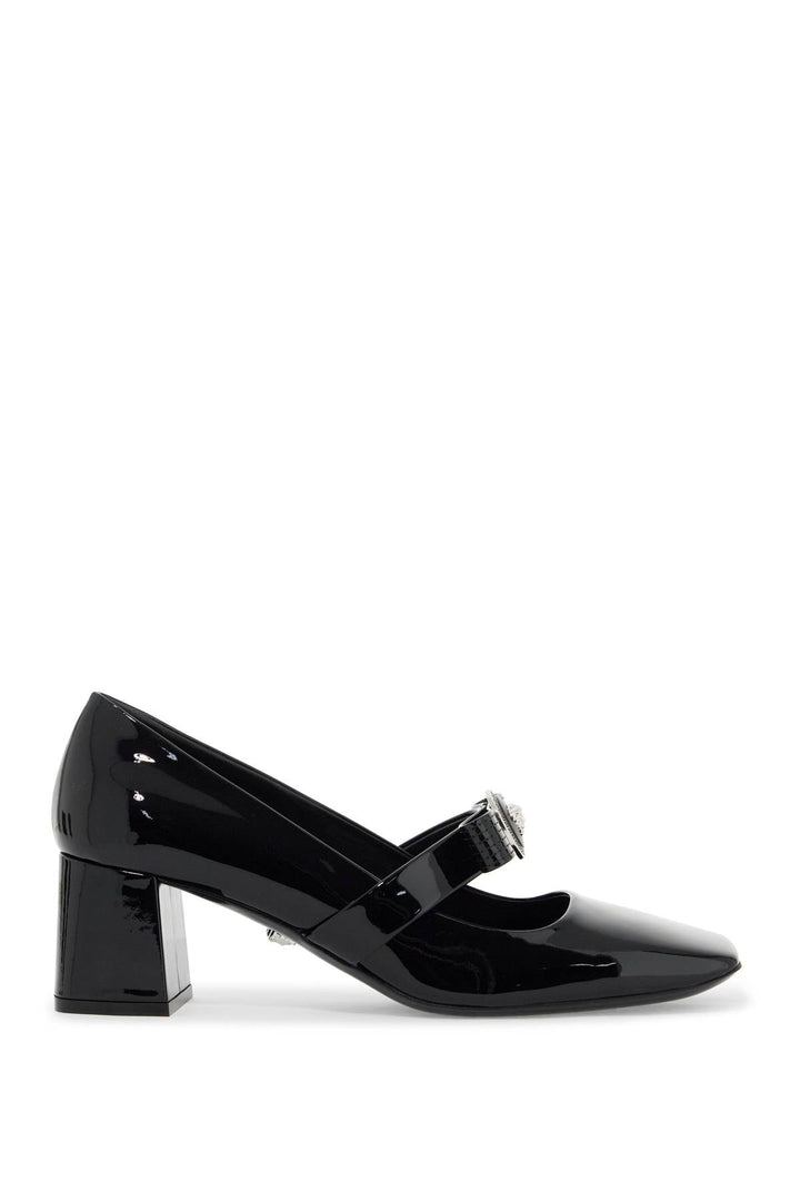 Shoes - Versace "gianni Ribbon Patent Leather Dé - 242417NDE000002 - 1B00P - 36 - Ask Me Wear