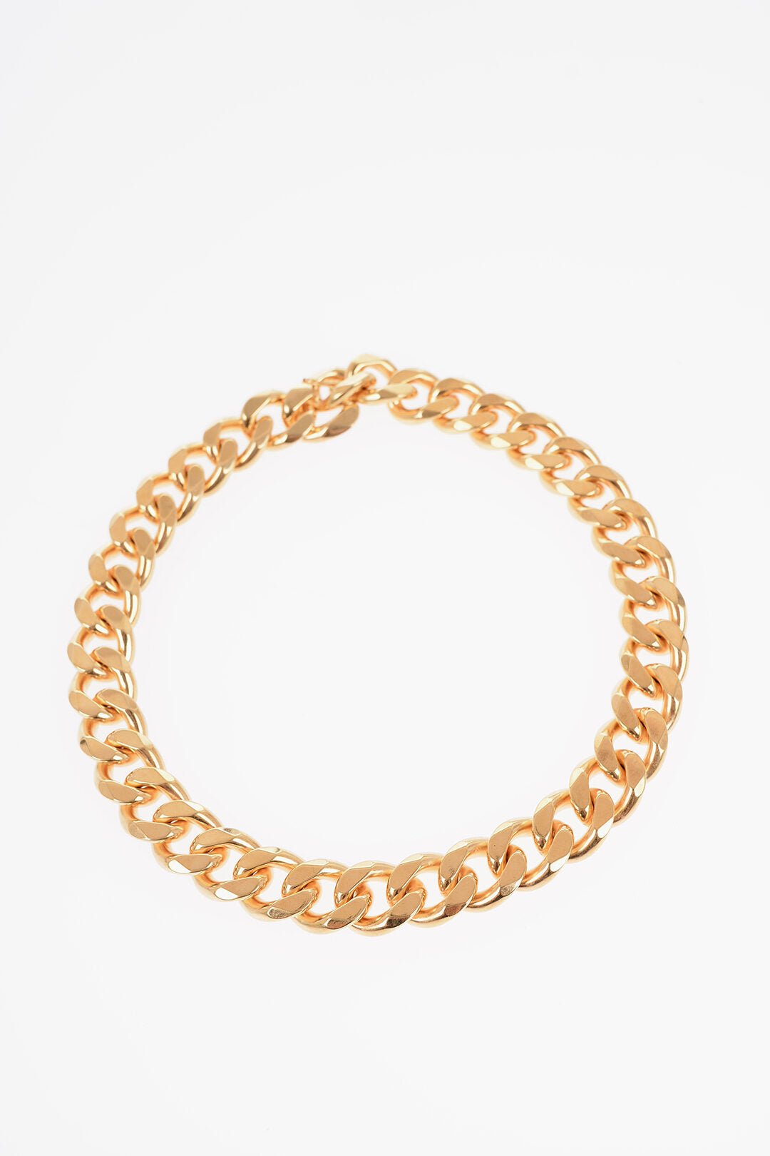 Necklace - Versace Golden Brass Necklace with Snap Closure - 3616900044579 - Ask Me Wear