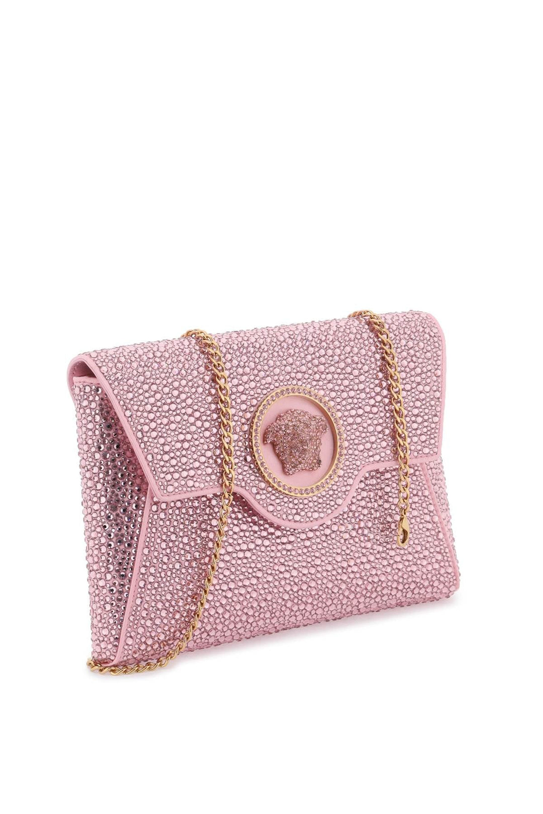 Bags - Versace La Medusa Envelope Clutch With Crystals - 241417ABS000009 - 1P88V - os - Ask Me Wear