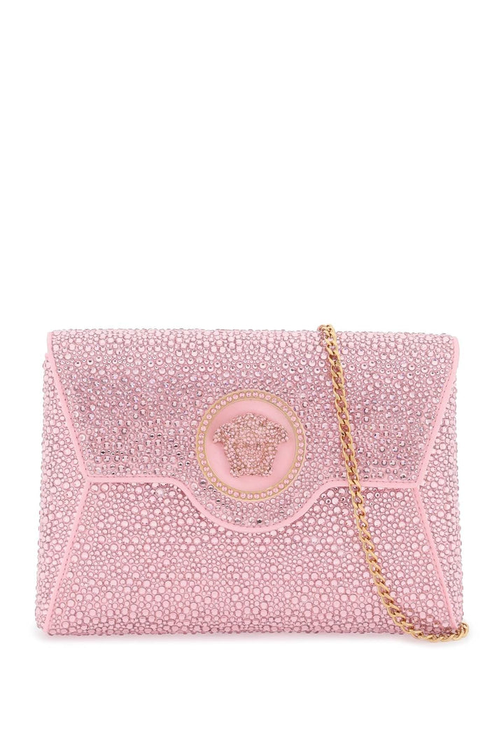 Bags - Versace La Medusa Envelope Clutch With Crystals - 241417ABS000009 - 1P88V - os - Ask Me Wear