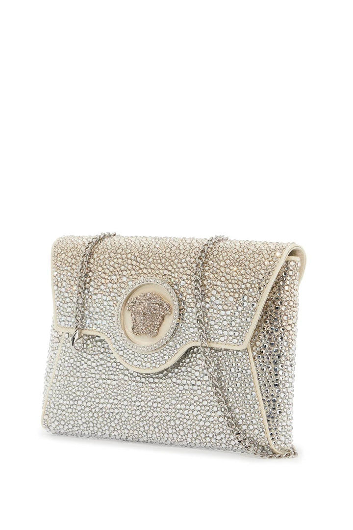 Bags - Versace La Medusa Envelope Clutch With Crystals - 242417ABS000003 - 1W47P - os - Ask Me Wear