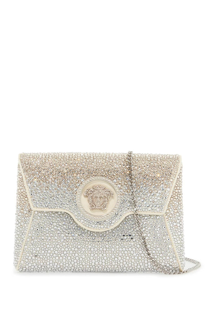 Bags - Versace La Medusa Envelope Clutch With Crystals - 242417ABS000003 - 1W47P - os - Ask Me Wear