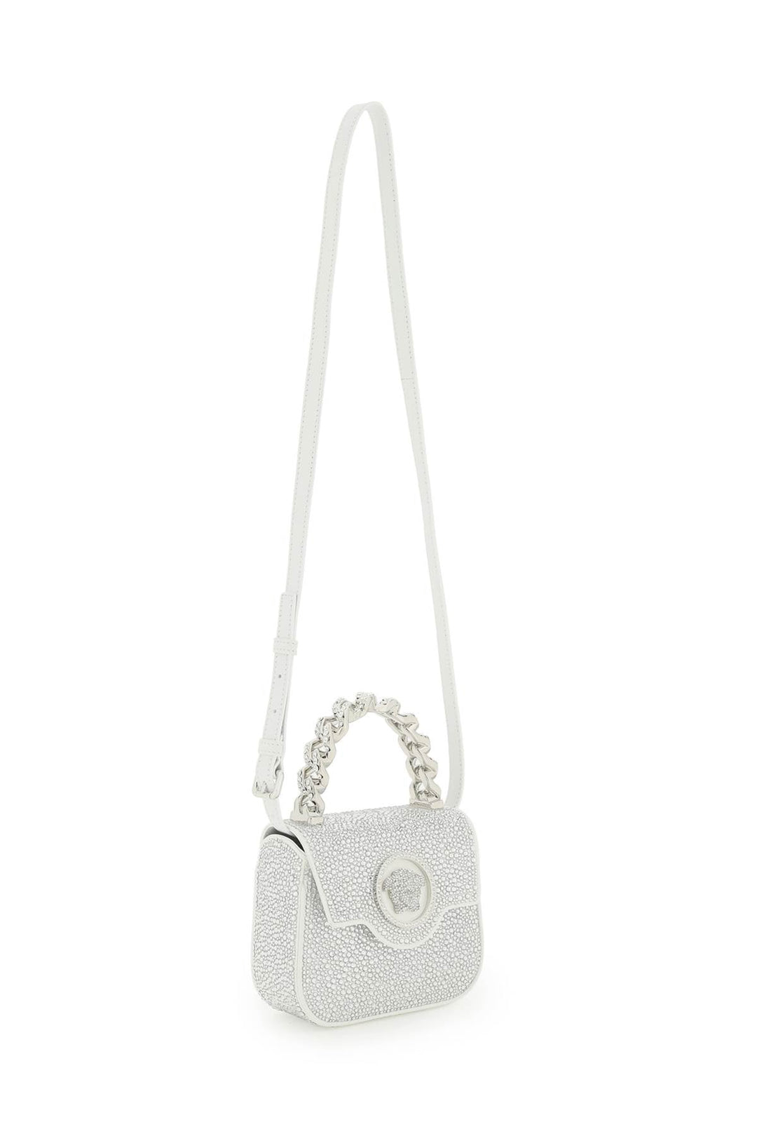 Bags - Versace La Medusa Handbag With Crystals - 241417ABS000008 - 1W00P - os - Ask Me Wear