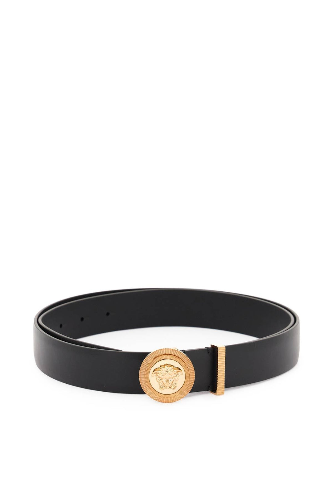 Belts - Versace Medusa Biggie Leather Belt - 241417FCR000002 - 1B00V - 100 - Ask Me Wear