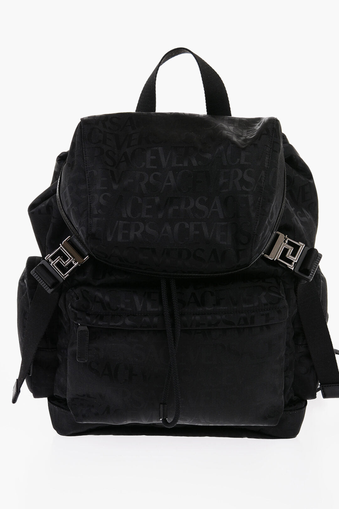 Other - Versace Nylon Backpack with All - Over Logo - 8056204350740 - Ask Me Wear